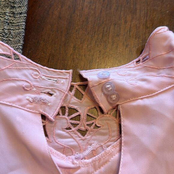 Susan Hutton vintage  Pink Women's Top 8 (5225C) - Picture 5 of 7